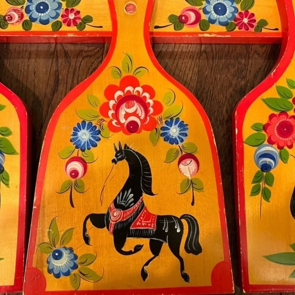 Khokhloma 3 piece cutting‎ board set